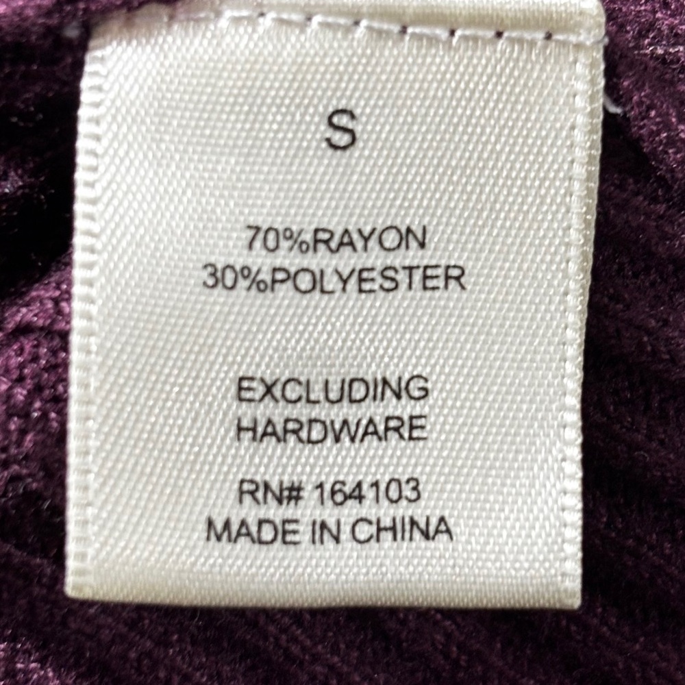 Emma & Posh Women's Ribbed Sweater Dress Berry Jam Small - Picture 5 of 6